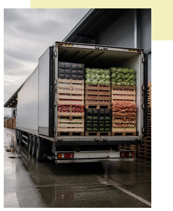 Перевозка плодоовощной продукции в Лесозаводск по цене от 5169 р. | Агросервис-Лсз