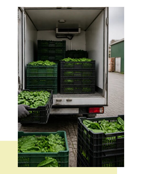Перевозка шпината в Лесозаводск с сохранением свежести продукции